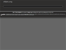 Tablet Screenshot of ctfphc.org